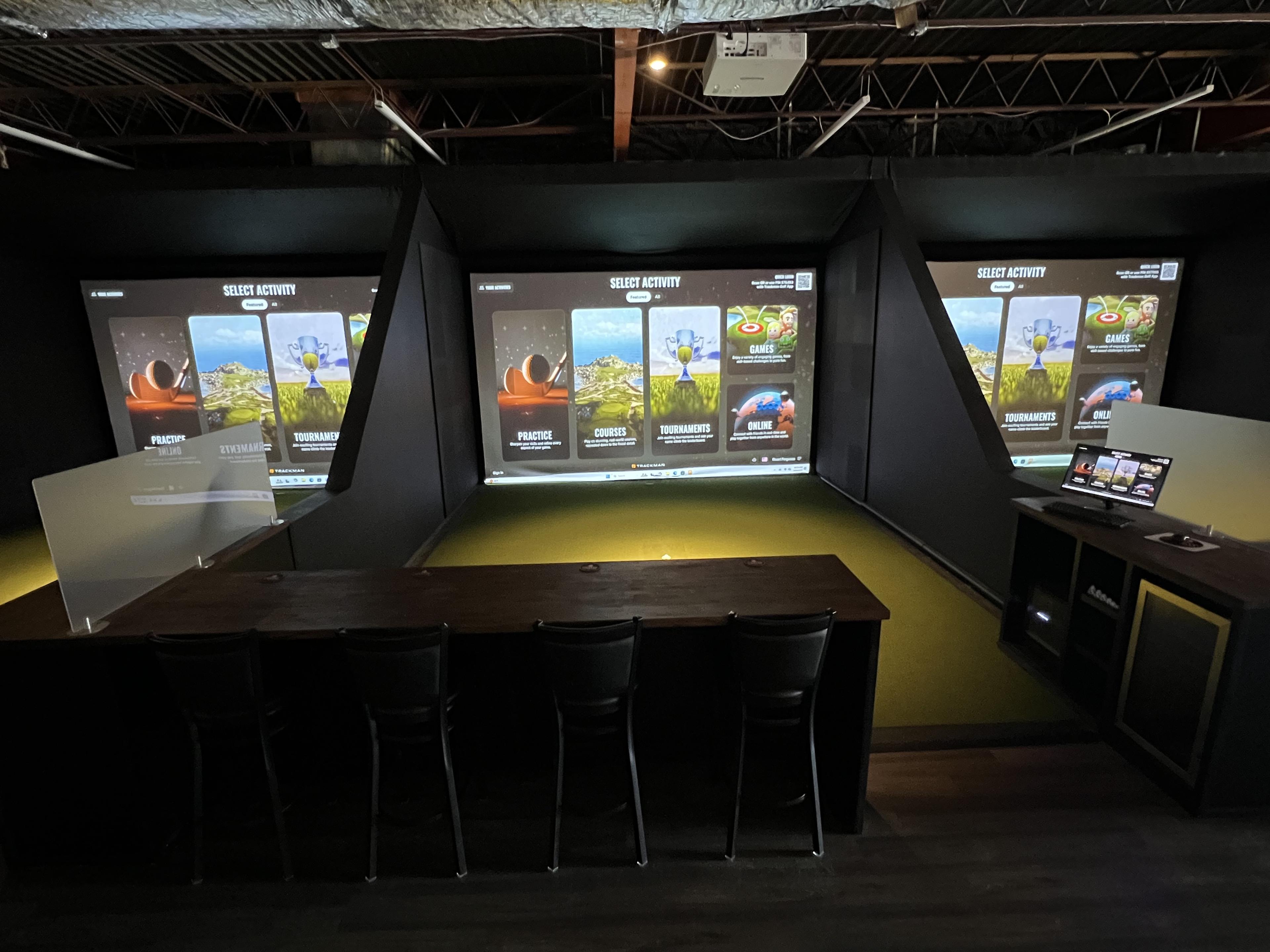 Endless 18 indoor golf simulator in Lawrenceville, New Jersey